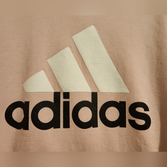 Pink Adidas Sweater with Hood - Picture 2 of 4